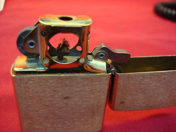 Vintage 1992 Zippo Brass Pipe Lighter - Full Size, Fluid Type (Excellent Condition)