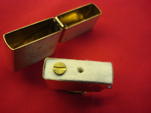Vintage 1992 Zippo Brass Pipe Lighter - Full Size, Fluid Type (Excellent Condition)