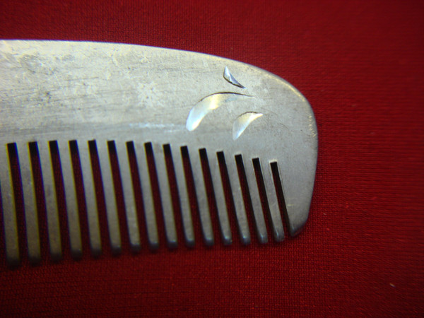 Vintage Merchant's Hotel Aluminum Comb - Pottstown, PA Artifact (1930s-40s)
