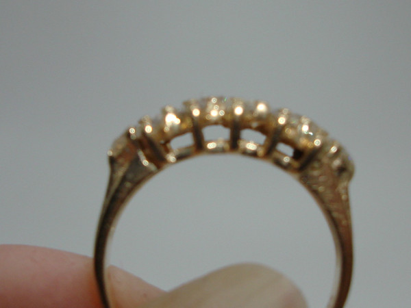 ✨ 14K Solid Gold Diamond Ring (Approx. 85ctw) - Size 5, G/H SI2, Excellent Sparkle