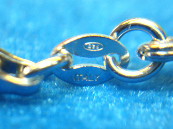 Solid Sterling Silver Dolphin Bracelet - 7.5