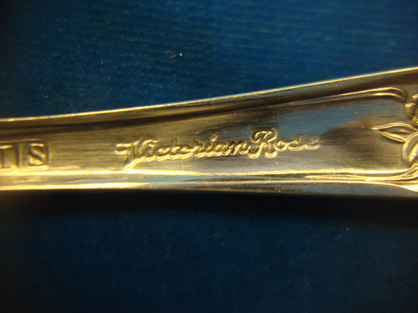 Victorian Rose Silverplate Flatware Set by WM. ROGERS & SON (54pc, Service for 8)