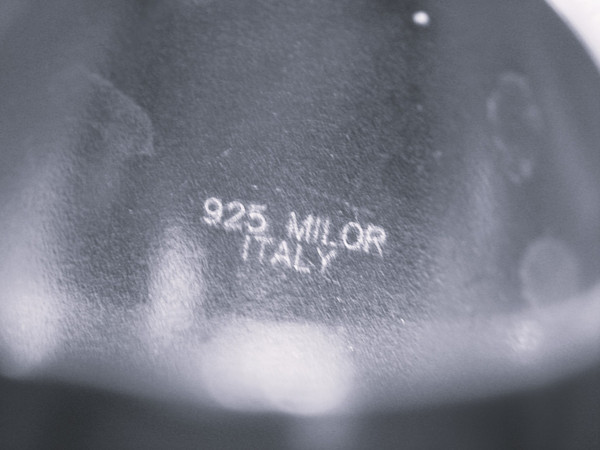 Vintage Italian Milor Sterling Silver Ring (925) Size 6 - Unique Pattern Design