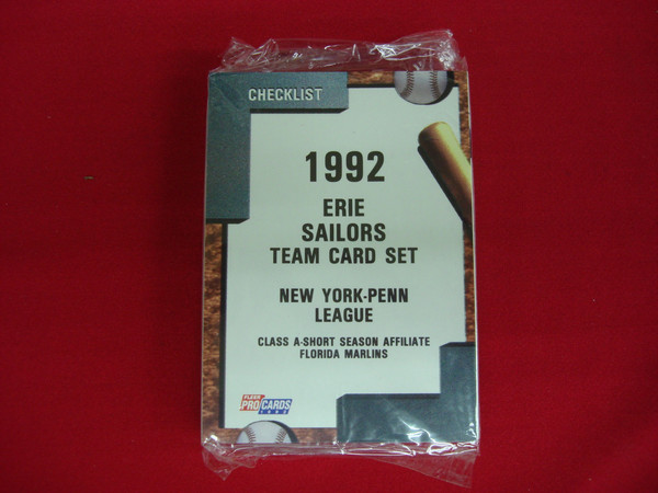 1992 Fleer ProCards Erie Sailors MiLB Team Set - John Lynch, Florida Marlins Affiliate
