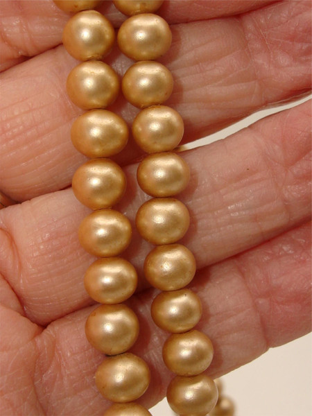 Vintage Andrea Champagne Faux Pearl Necklace (56