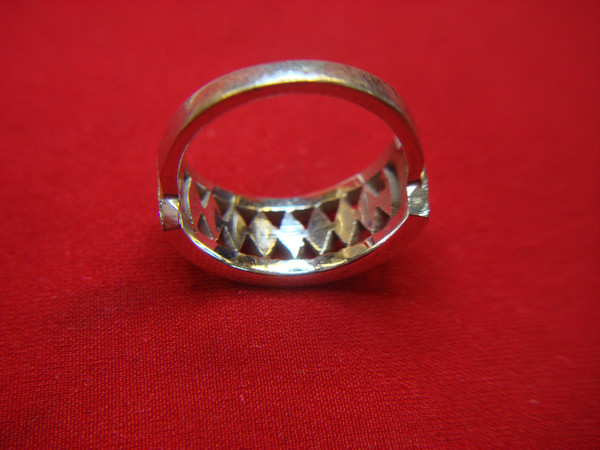 Vintage B.K. Sterling Silver Ring with Marcasites - Size 7