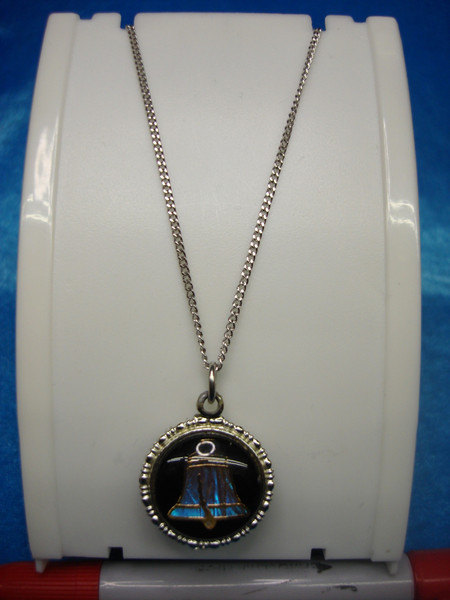 Vintage Hoffman Double-Sided Pendant - Liberty Bell & Independence Hall