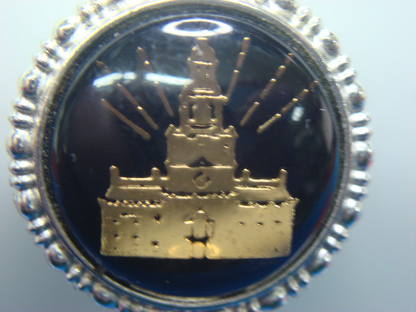 Vintage Hoffman Double-Sided Pendant - Liberty Bell & Independence Hall