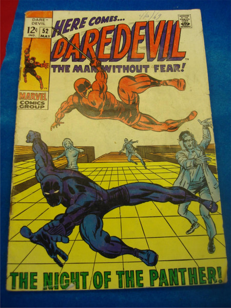 Vintage Marvel Daredevil Comics Collection (#52, 95, 56, 143) - Original Covers