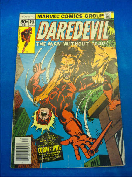 Vintage Marvel Daredevil Comics Collection (#52, 95, 56, 143) - Original Covers