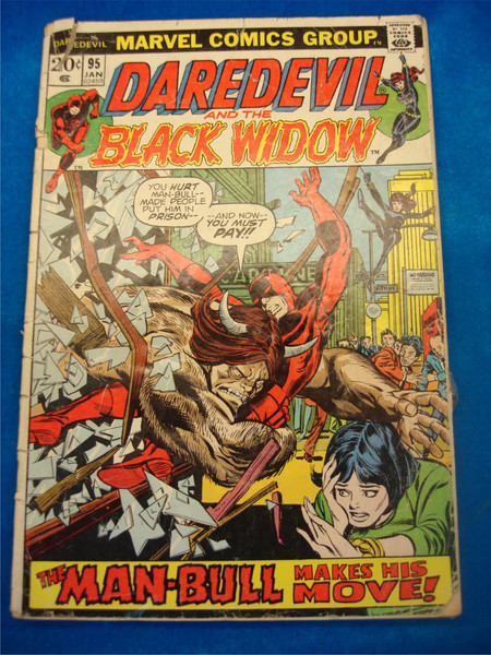 Vintage Marvel Daredevil Comics Collection (#52, 95, 56, 143) - Original Covers