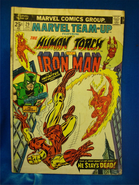 Vintage Marvel Human Torch Comics #3, 4, 8 & 29 (1974-1975) - Original Covers