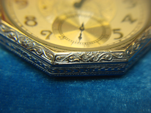 Vintage Elgin Art Deco Pocket Watch - Grade 303, Size 12s, 7 Jewel Movement
