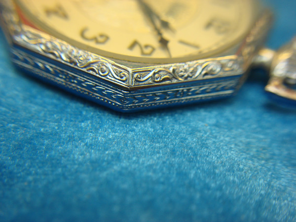 Vintage Elgin Art Deco Pocket Watch - Grade 303, Size 12s, 7 Jewel Movement