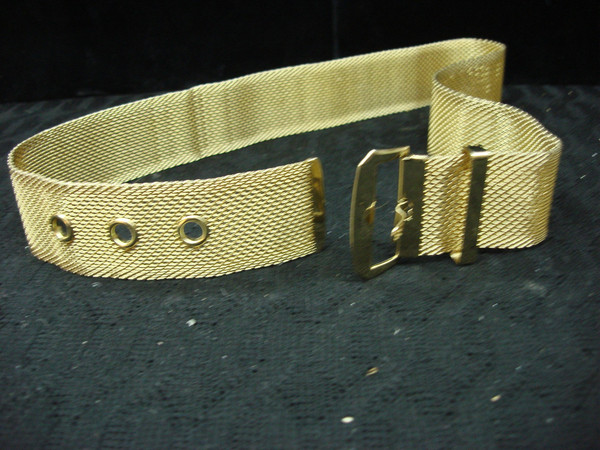 ✨ Vintage 90s Gold Tone Mesh Belt | Adjustable 27