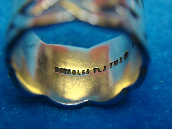 Sterling Silver Hercules Gauntlet Ring (Size 6) - Legendary Journeys TV Series