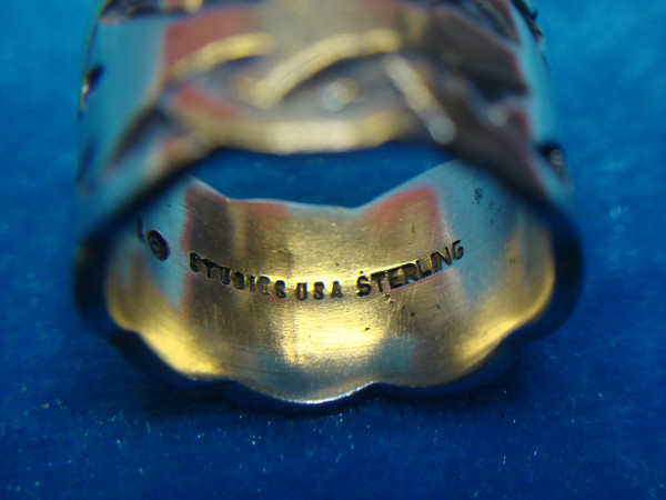 Sterling Silver Hercules Gauntlet Ring (Size 6) - Legendary Journeys TV Series
