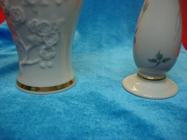 Lenox Flower Vase Set - 2-Piece, Bud & Tall Vase, Excellent Condition