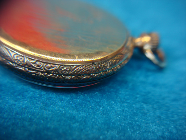 Vintage Elgin Class 114 Open Face Pocket Watch, Gold Filled Case (1924) - 7 Jewel Movement