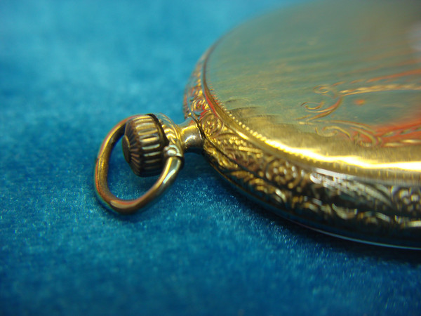 Vintage Elgin Class 114 Open Face Pocket Watch, Gold Filled Case (1924) - 7 Jewel Movement