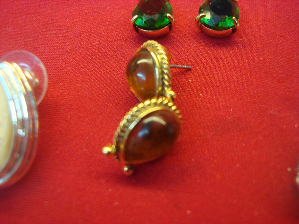 7 Pairs Vintage Teardrop Earrings - Excellent Condition, Under $4 Each