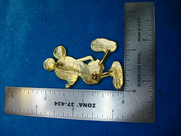 Disney Originals Mickey Mouse Rhinestone Pin - Sparkling, Unworn 2