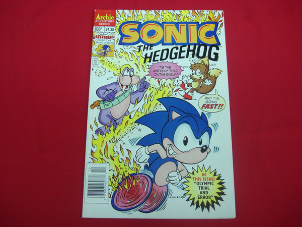 Sonic the Hedgehog #5 Olympic Trial and Error (Dec 1993) Archie Adventure Comic - Nice Condition