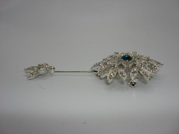 Vintage Sarah Coventry Royal Scepter Brooch/Pendant - Mint Condition, Sparkling Rhinestones