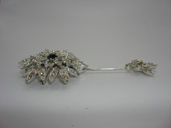 Vintage Sarah Coventry Royal Scepter Brooch/Pendant - Mint Condition, Sparkling Rhinestones