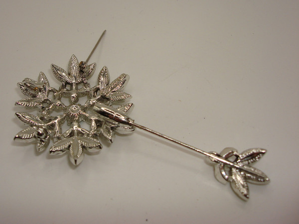 Vintage Sarah Coventry Royal Scepter Brooch/Pendant - Mint Condition, Sparkling Rhinestones