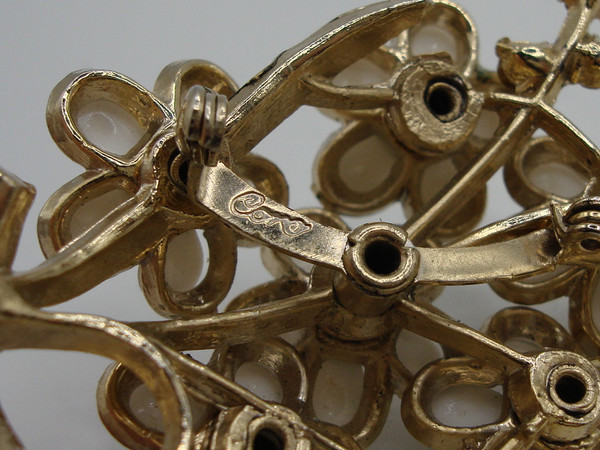 Vintage Coro Brooches (1960s-70s) - Gold Tone Leaf & Floral Designs