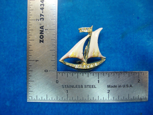 Nautical Sailboat Enamel Pins (2 Pack) - Unique Jewelry Accessories