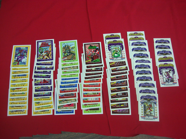 Vintage 1991 G.I. Joe Series 1 Trading Card Lot (75+ Cards) - Hasbro / Impel