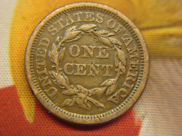1856 U.S. Braided Hair Large Cent - Excellent Condition, Detailed Copper Coin