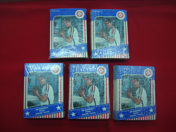 1991 South Atlantic League All-Star Game ProCards Set (5x) - Chipper Jones & Carlos Delgado!