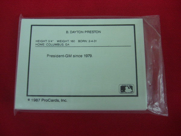 1987 Columbus Astros ProCards MiLB Team Set | Stottlemyer, Caminiti | Vintage Baseball Cards