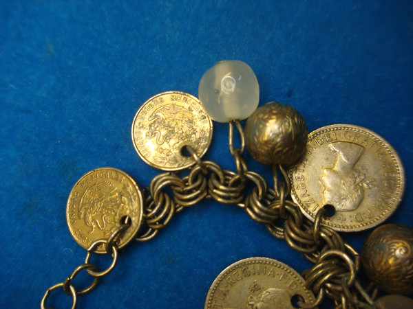 Vintage World Coin Bracelet - 70s Global Numismatic Jewelry Gift