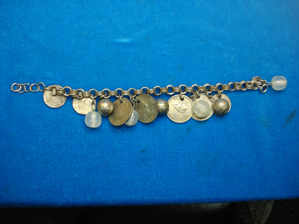 Vintage World Coin Bracelet - 70s Global Numismatic Jewelry Gift