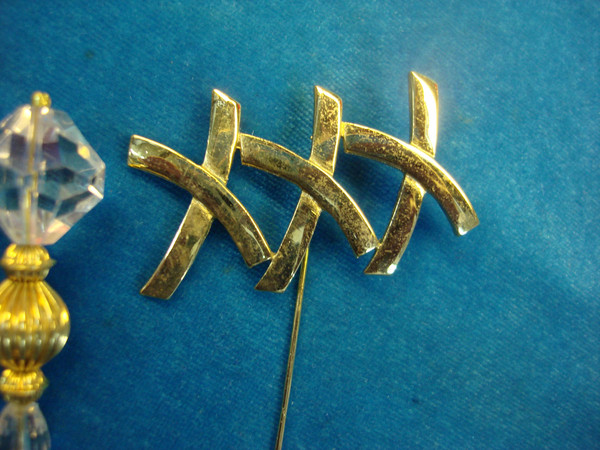 Vintage Hat Pin Set of 3 | Unique & Pretty Estate Finds