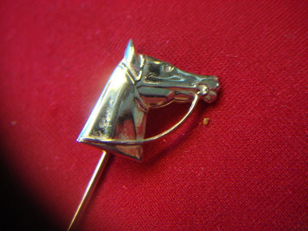 Vintage Horse Head Stick Pin - Unique Estate Find