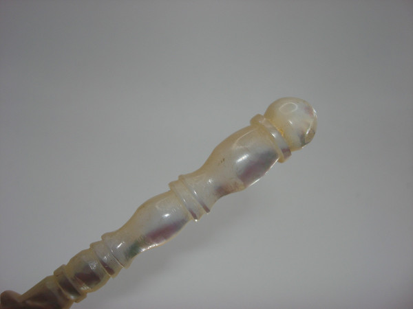 Vintage Carved Mother of Pearl Cocktail Fork (5