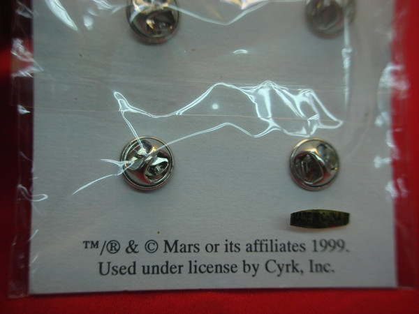 1999 Ernie Irvan M&M Mars NASCAR Pin Set of 4 - Unopened & Rare