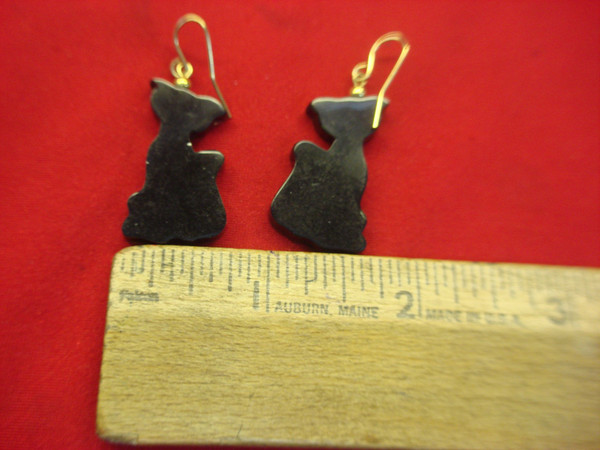 Cute Enamel Cat Earrings & Pin Set - Dangle Earrings & Statement Pin