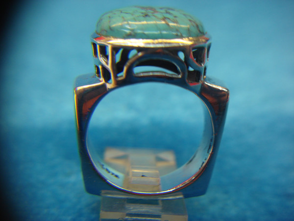 Vintage Silpada Sterling Silver Turquoise Ring Size 9 - Pre-Owned