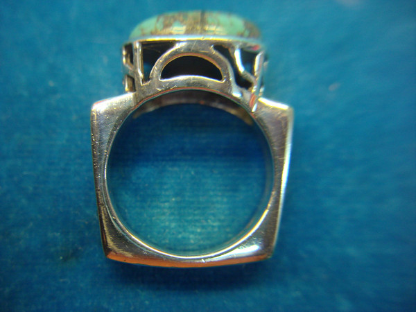 Vintage Silpada Sterling Silver Turquoise Ring Size 9 - Pre-Owned