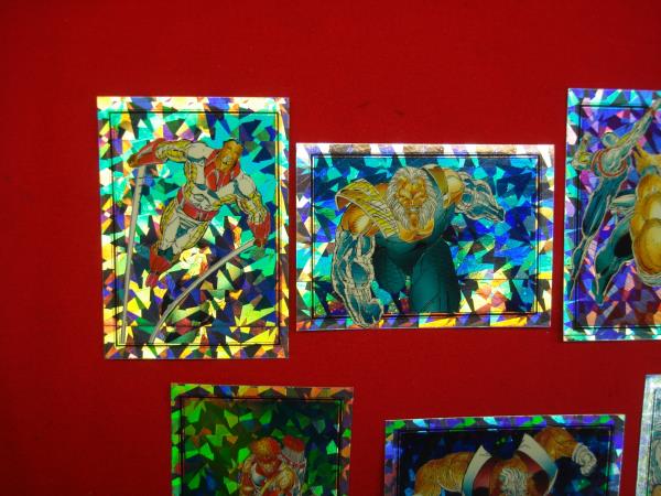 1992 Comic Images Youngblood Complete Prism Card Set (6 Cards) by Rob Liefeld - Nice Condition
