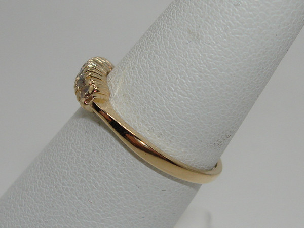 14K Gold Diamond Band Ring - 1/10ctw, Size 6.5 (G/H, SI2)