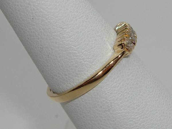 14K Gold Diamond Band Ring - 1/10ctw, Size 6.5 (G/H, SI2)