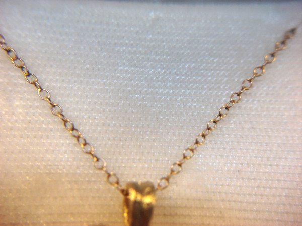 Vintage Cultured Pearl Heart Pendant on 12K Gold Filled Chain - Elegant & Pre-Owned