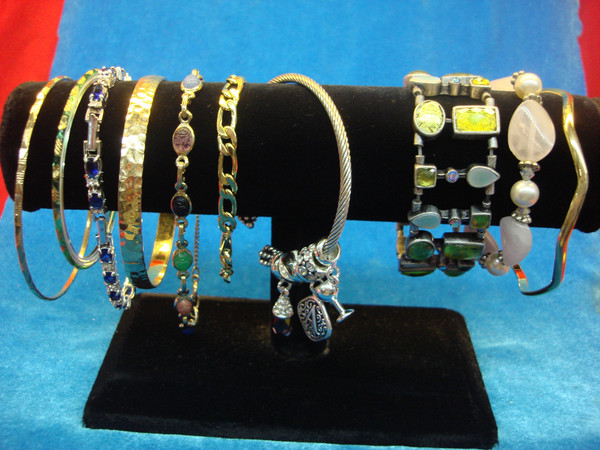 Vintage Estate Bracelet Lot of 10 - Costume Jewelry Collection